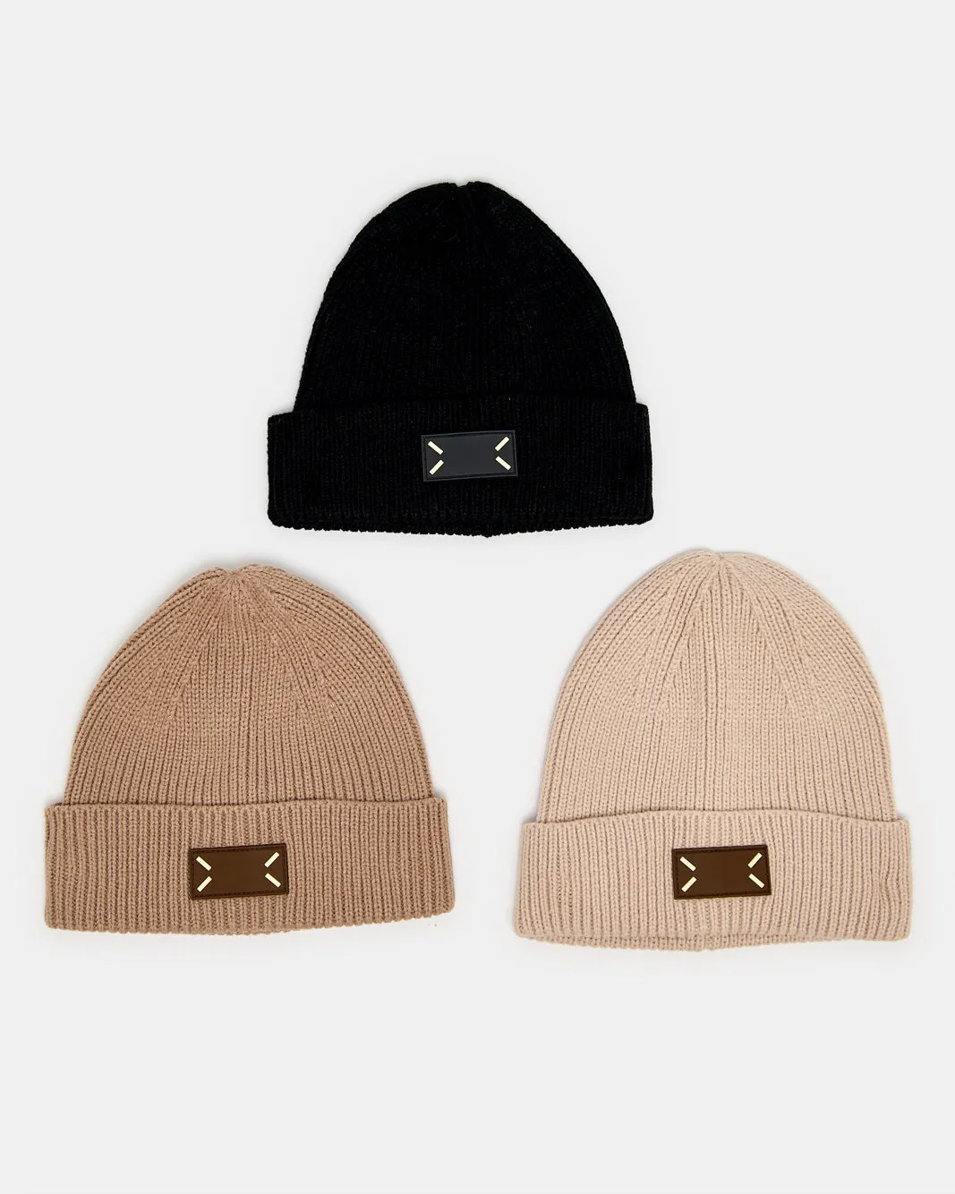 Men Assorted Knitted Cap Set (3 Piece) sold by Redtag