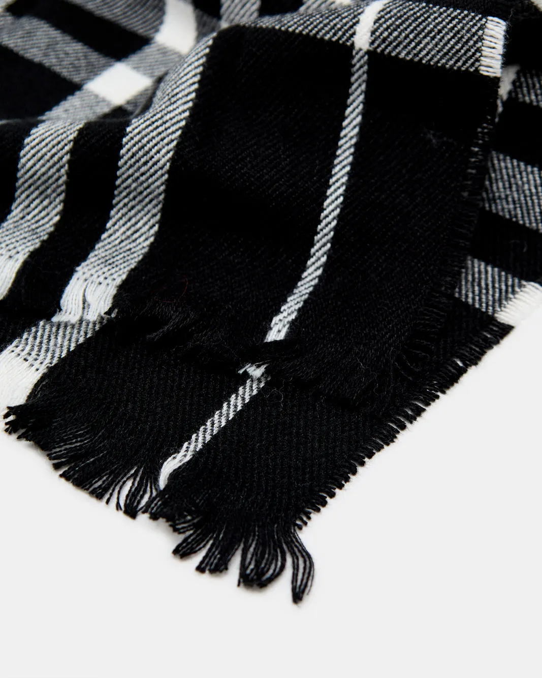 Men Black Knitted Scarf sold by Redtag product image thumbnail 4