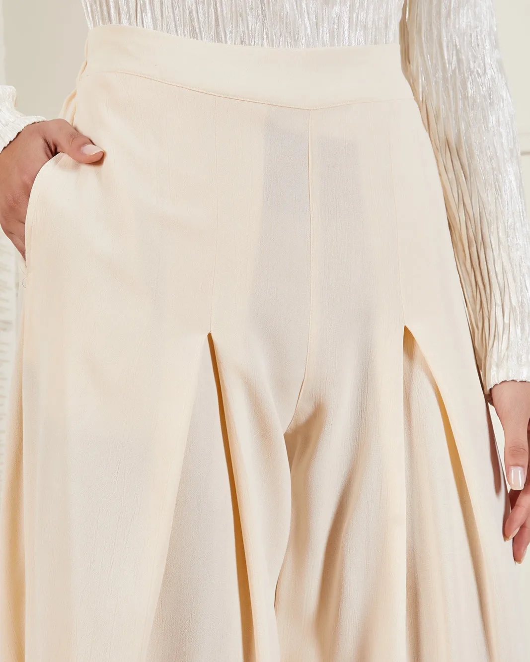 Women Beige Casual Trouser sold by Redtag product image thumbnail 4