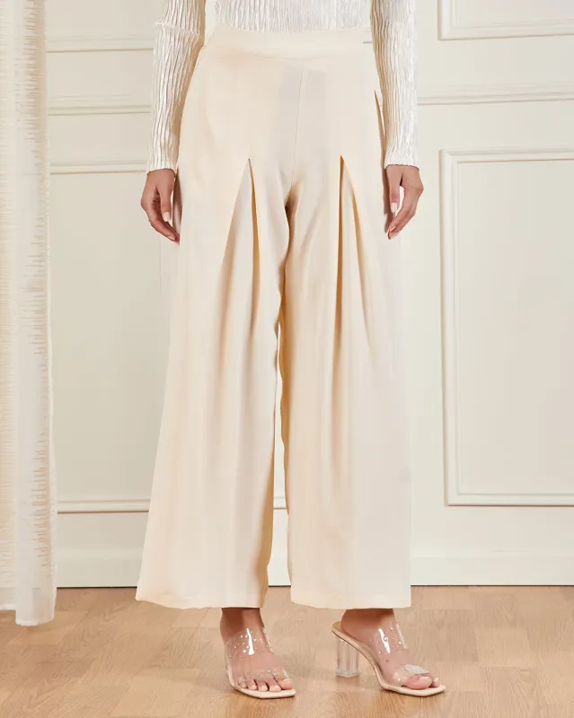 Women Beige Casual Trouser sold by Redtag