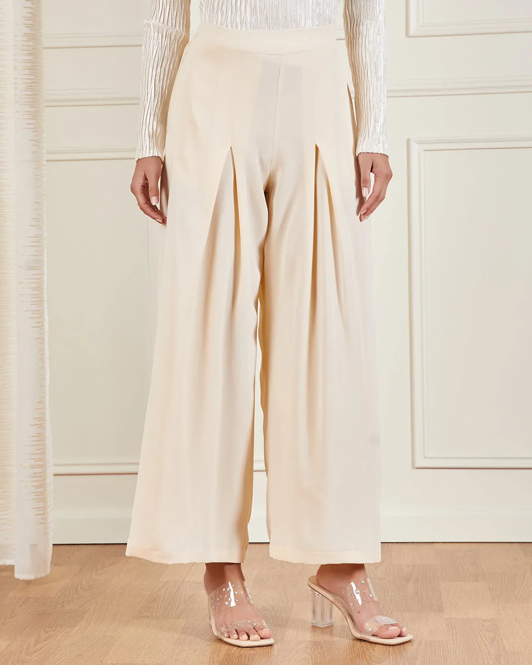 Women Beige Casual Trouser sold by Redtag