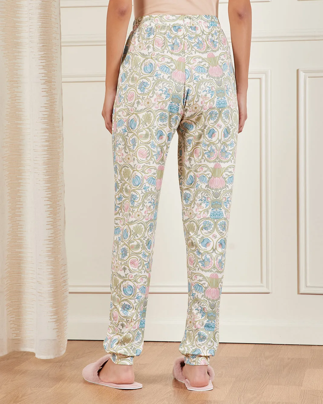 Woman Multicolour Floral Print Pyjama Bottom sold by Redtag product image thumbnail 3