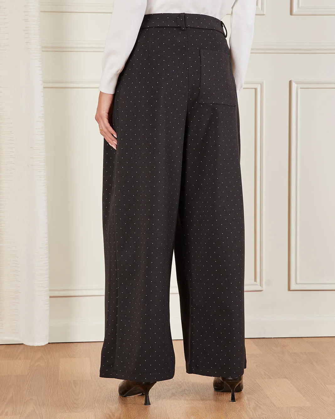Women Black Wide Leg Trouser sold by Redtag product image thumbnail 3