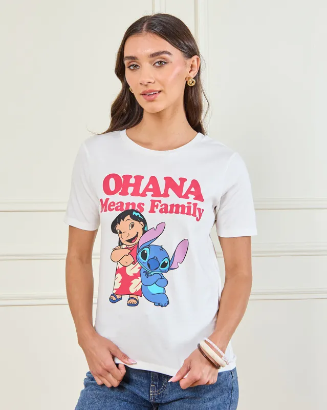 Women Ivory Stitch Graphic T-Shirt sold by Redtag