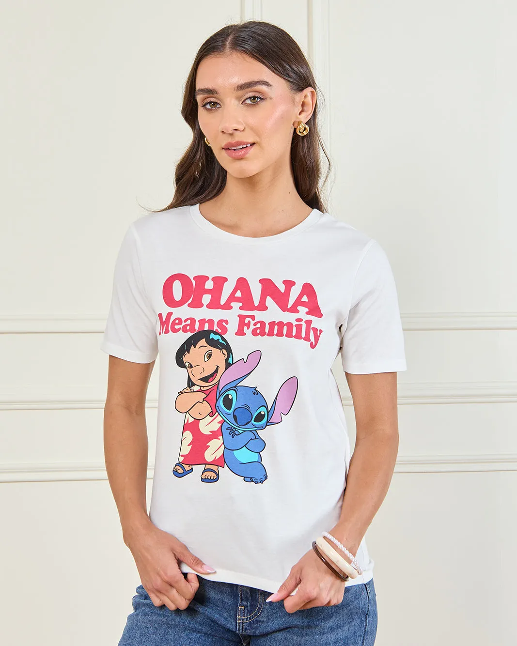 Women Ivory Stitch Graphic T-Shirt sold by Redtag