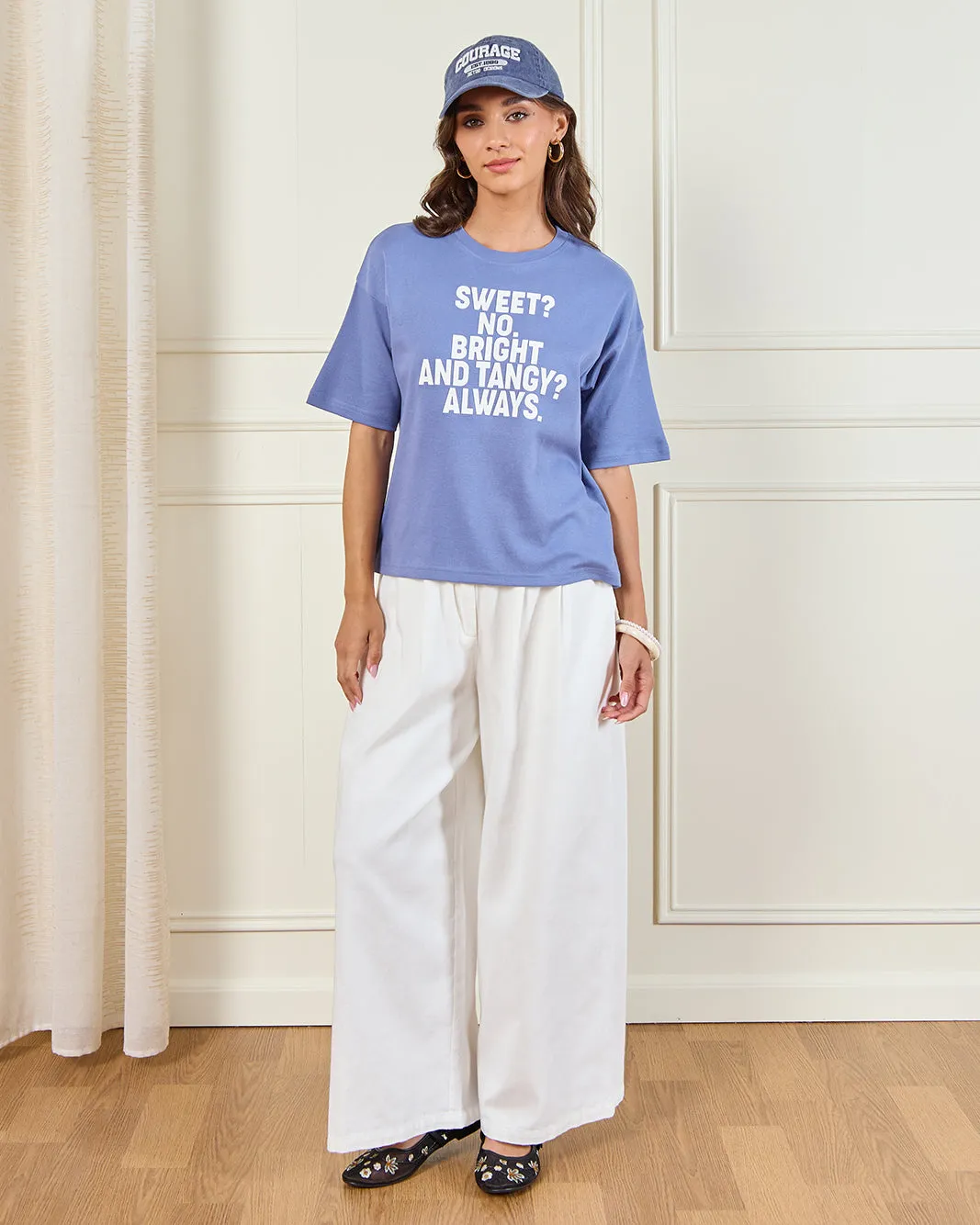 Women Mauve Printed T-Shirt sold by Redtag product image thumbnail 2