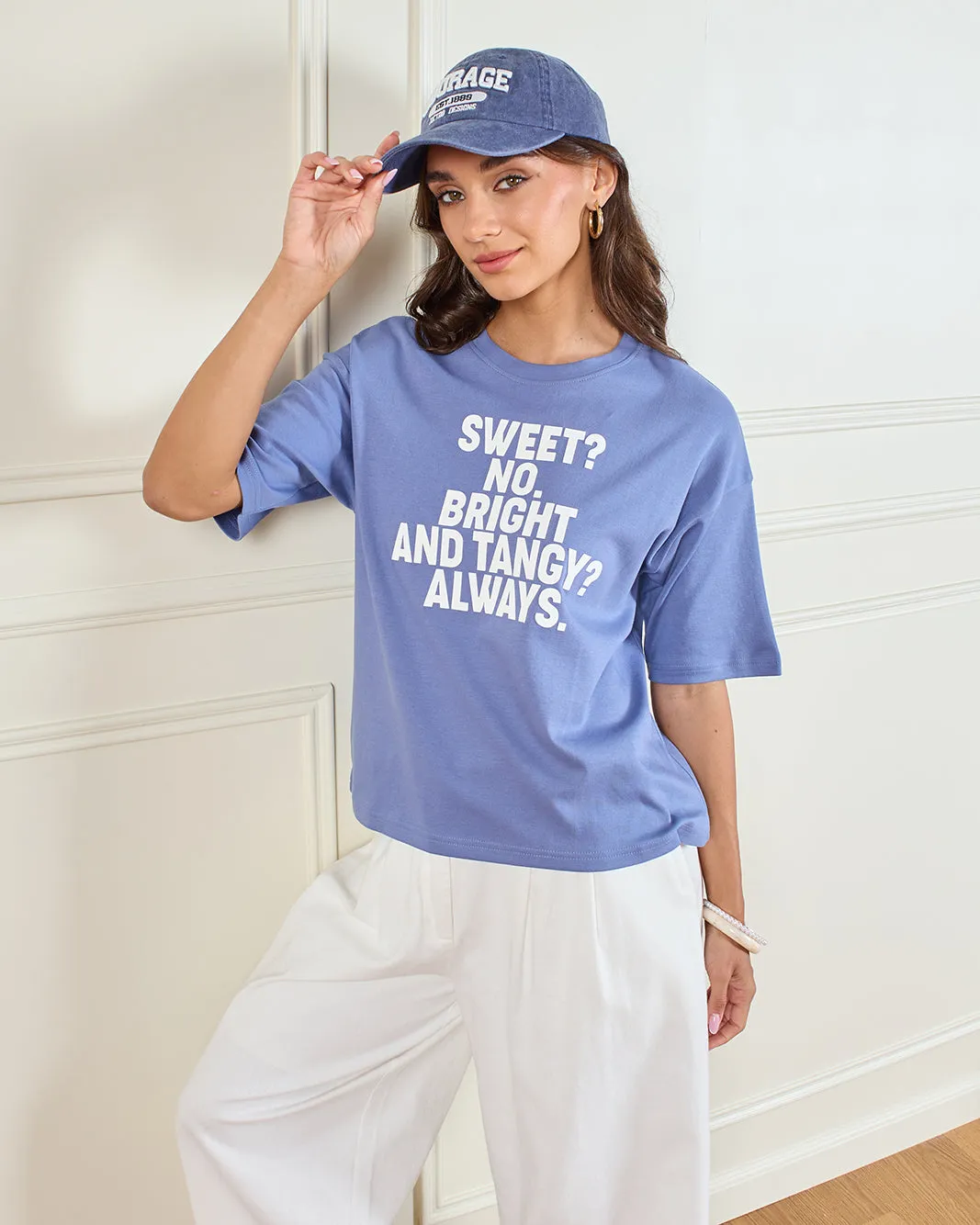 Women Mauve Printed T-Shirt sold by Redtag product image thumbnail 5