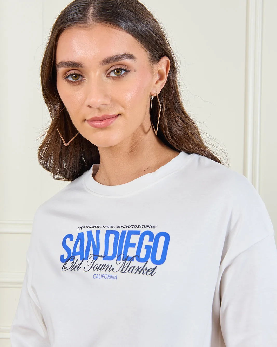 Women White Printed T-Shirt sold by Redtag product image thumbnail 4