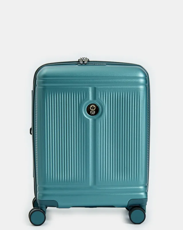 Teal Metallic Flo Canada Jasper Collection Luggage (20 Inch) sold by Redtag
