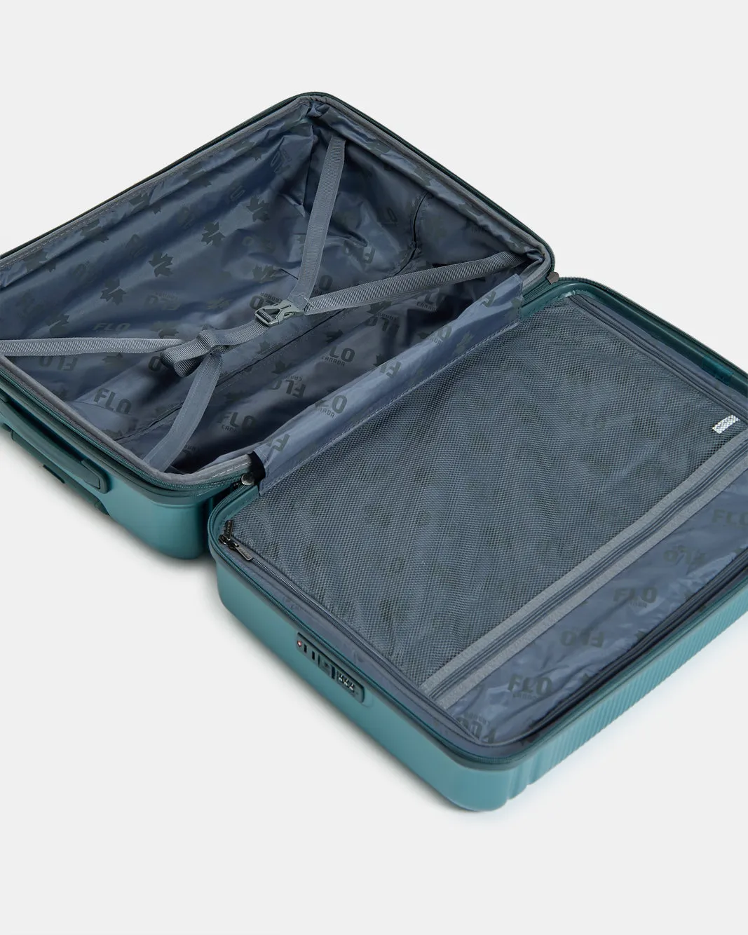 Teal Metallic Flo Canada Jasper Collection Luggage (20 Inch) sold by Redtag product image thumbnail 5