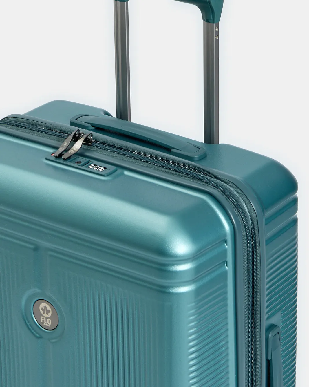 Teal Metallic Flo Canada Jasper Collection Luggage (20 Inch) sold by Redtag product image thumbnail 2