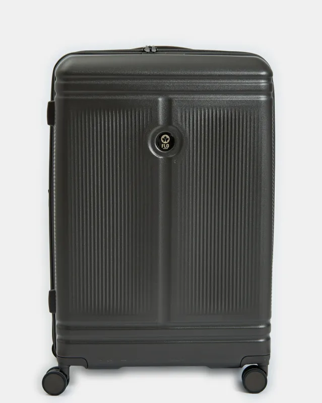 Black Metallic Flo Canada Jasper Collection Luggage (28 Inch) sold by Redtag