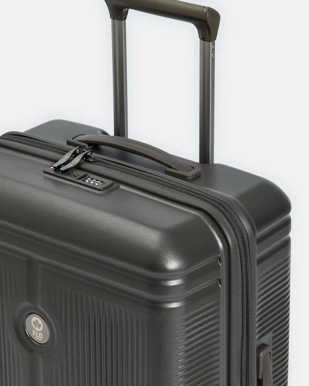 Black Metallic Flo Canada Jasper Collection Luggage (24 Inch) sold by Redtag