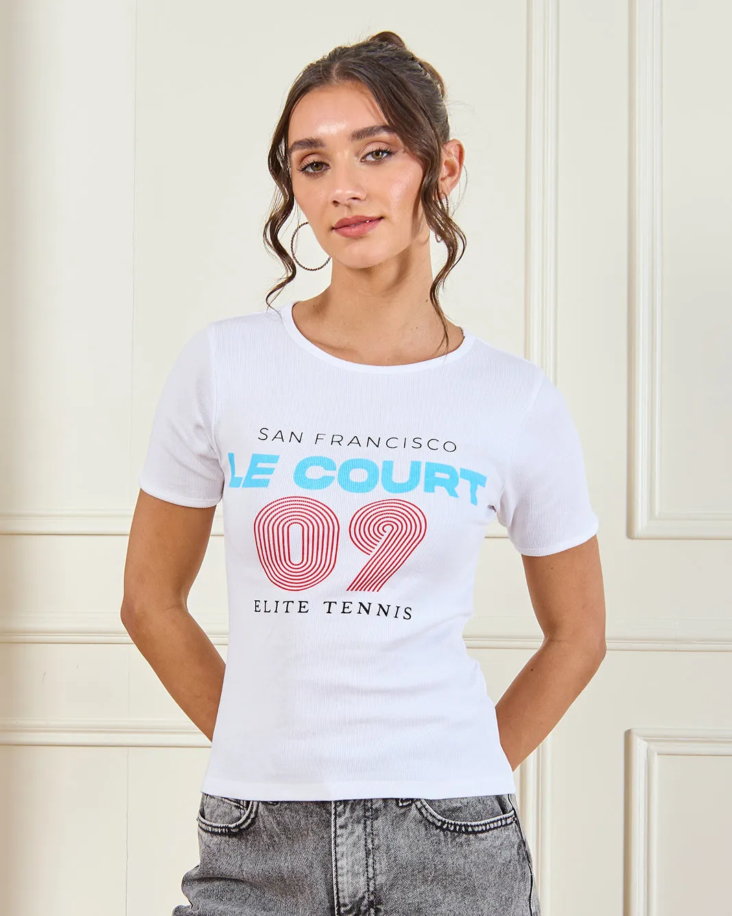 Women White Printed T-Shirt sold by Redtag