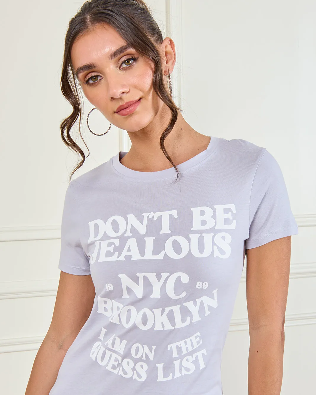 Women Lilac Printed T-Shirt sold by Redtag product image thumbnail 4