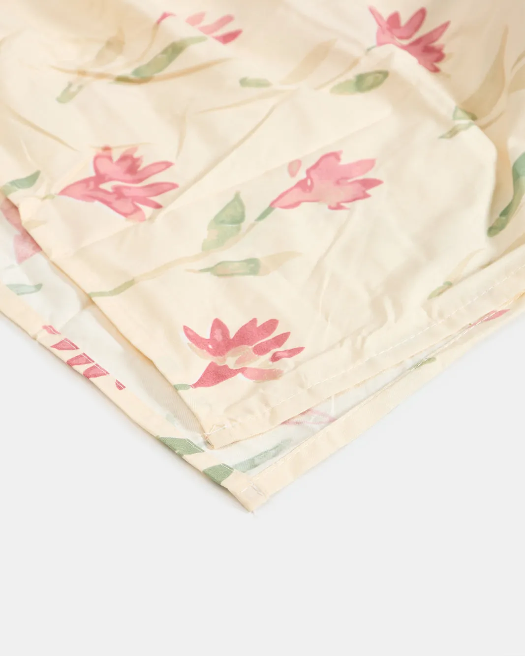 Pink 2 Piece Floral Printed Flat Sheet (Single Size) sold by Redtag product image thumbnail 5