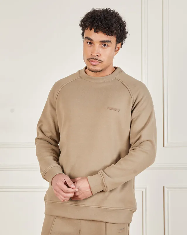 Men Beige Lounge Sweatshirt sold by Redtag