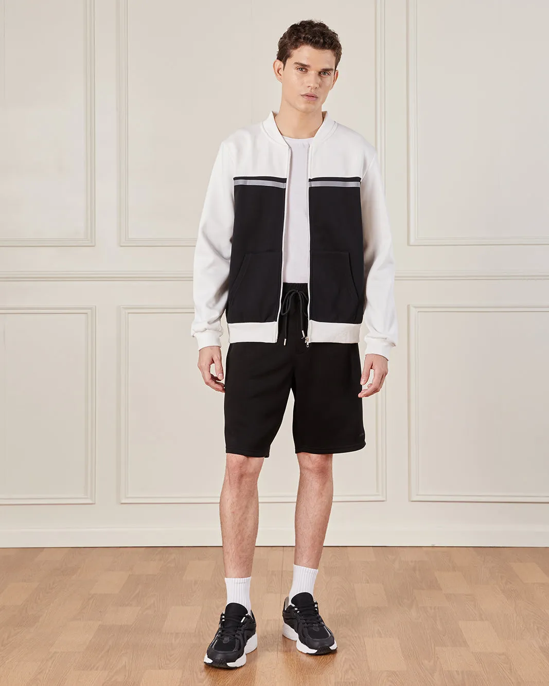 Men Black Lounge Shorts sold by Redtag product image thumbnail 2