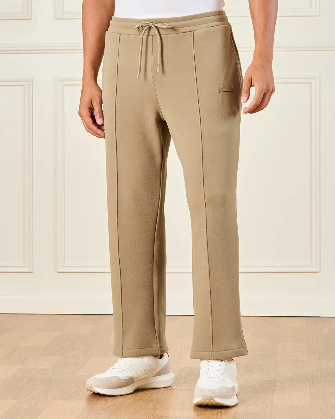 Men Ivory Print Lounge Pant sold by Redtag
