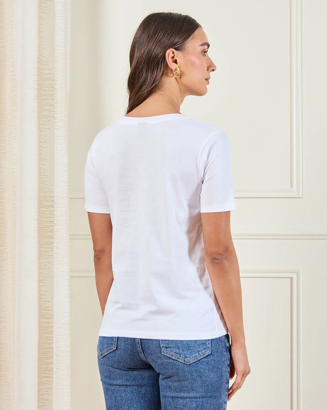 Women White Mickey Mouse Graphic T-Shirt sold by Redtag product image thumbnail 3