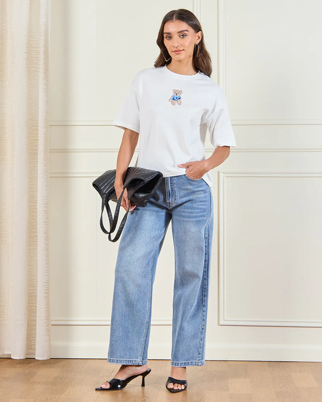 Women Ivory Printed T-Shirt sold by Redtag product image thumbnail 2