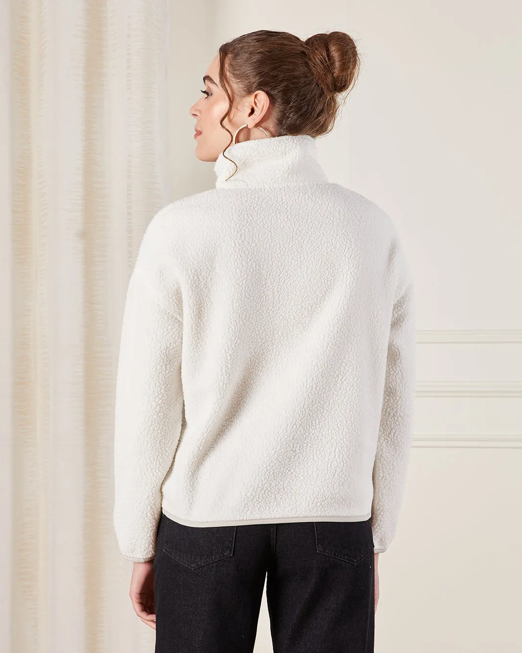 Women White And Grey Embellished Sweatshirt sold by Redtag product image thumbnail 3