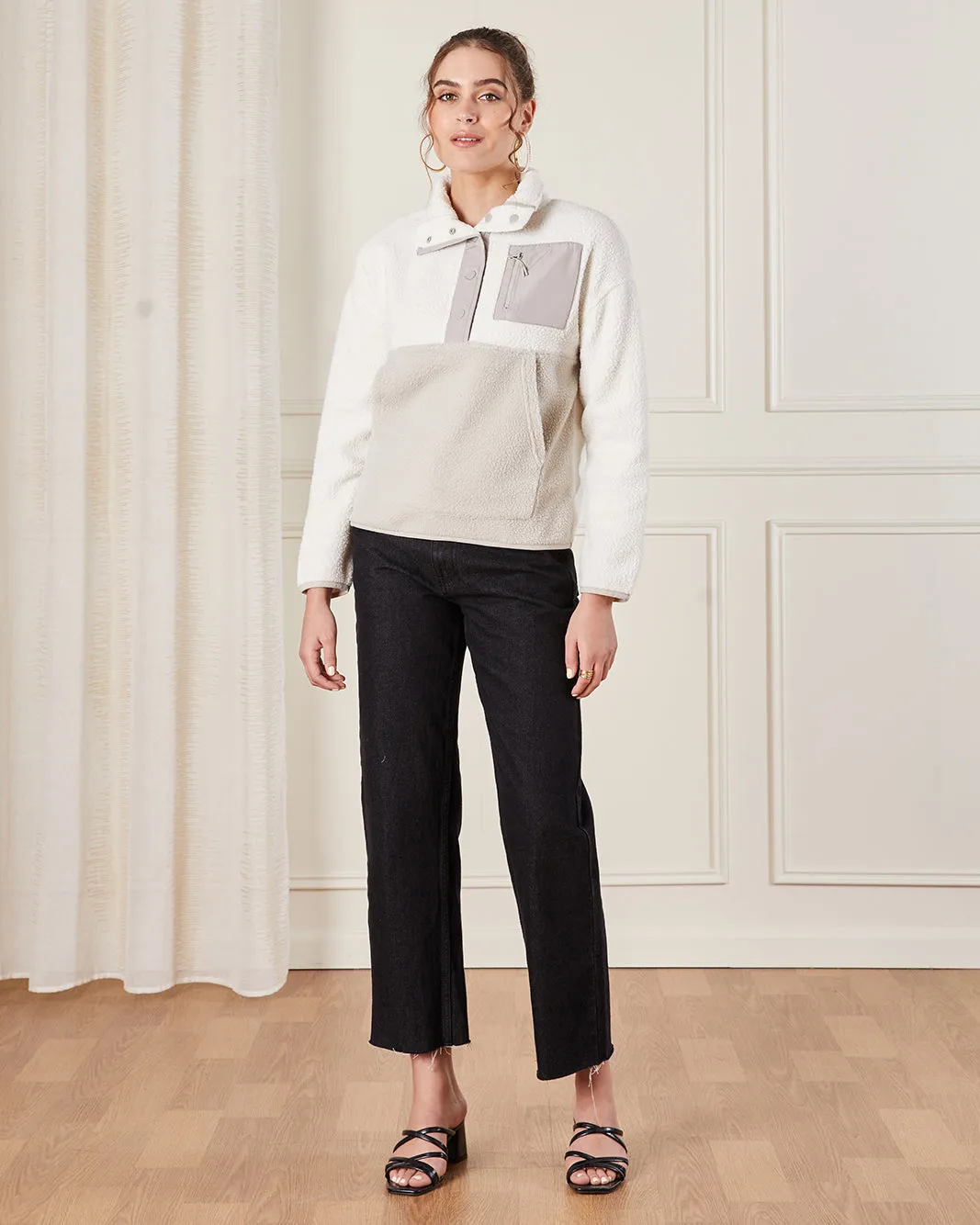 Women White And Grey Embellished Sweatshirt sold by Redtag product image thumbnail 2