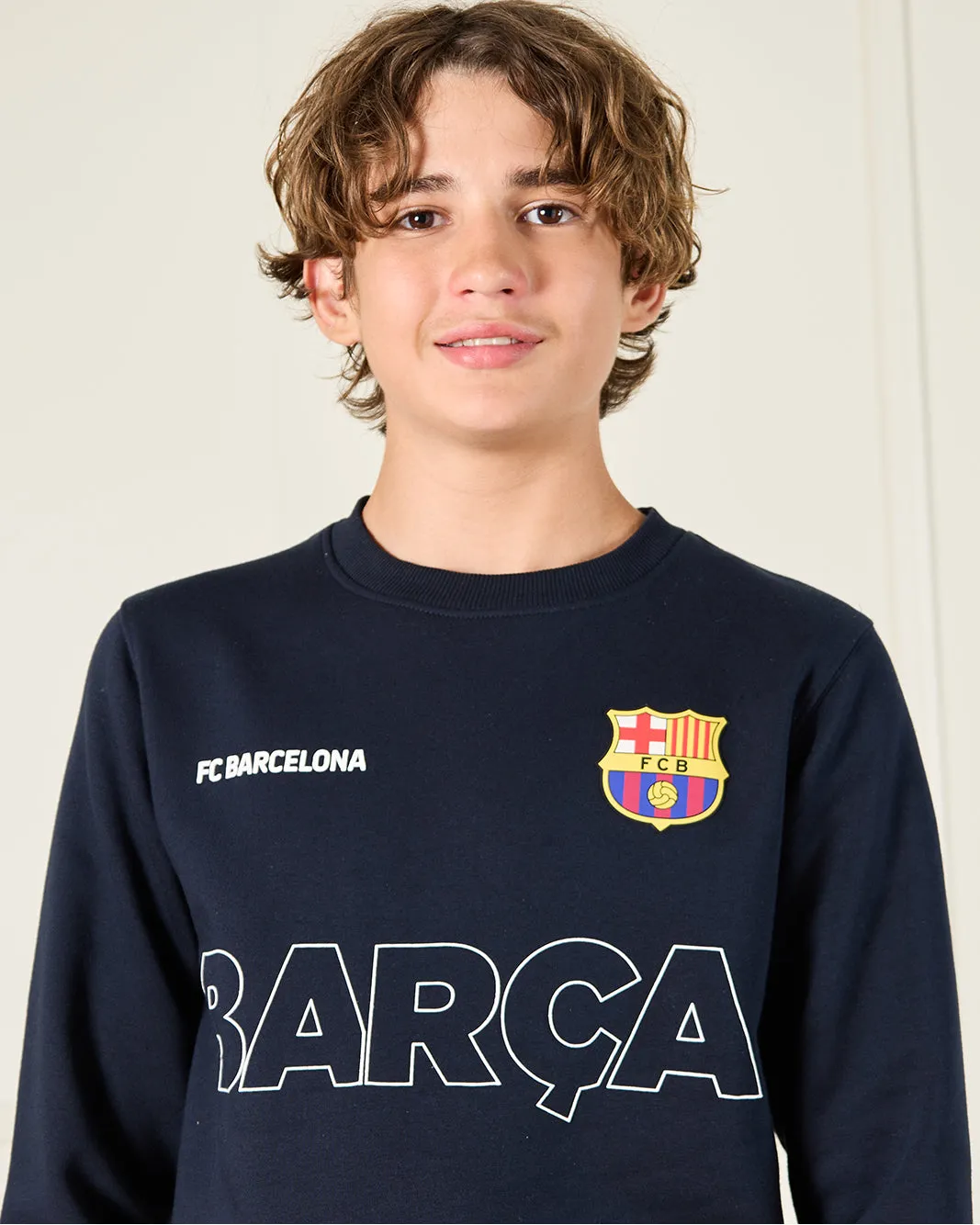 Senior Boys Navy Barca Sweatshirt sold by Redtag product image thumbnail 4