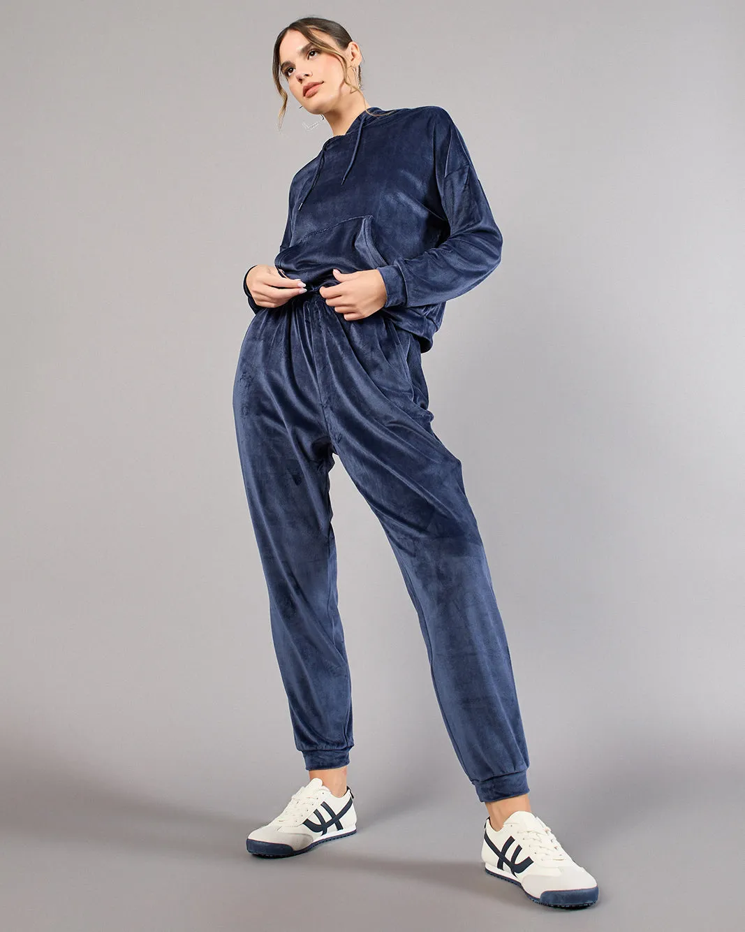 Women Navy Plain Jogger Pants sold by Redtag product image thumbnail 5