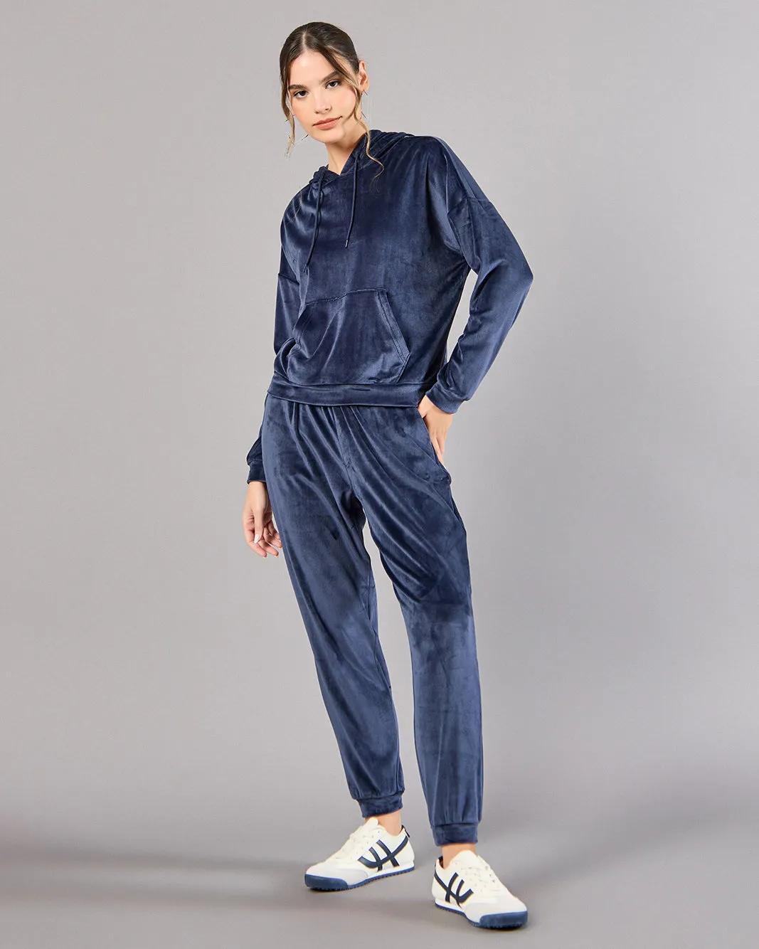 Women Navy Plain Jogger Pants sold by Redtag product image thumbnail 2