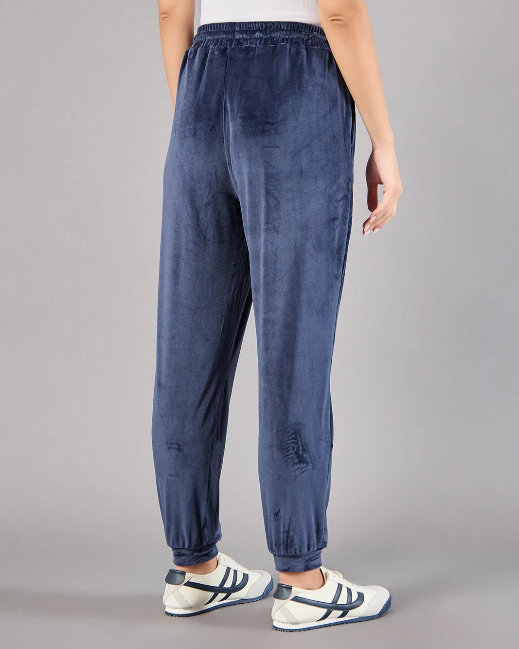 Women Navy Plain Jogger Pants sold by Redtag product image thumbnail 3