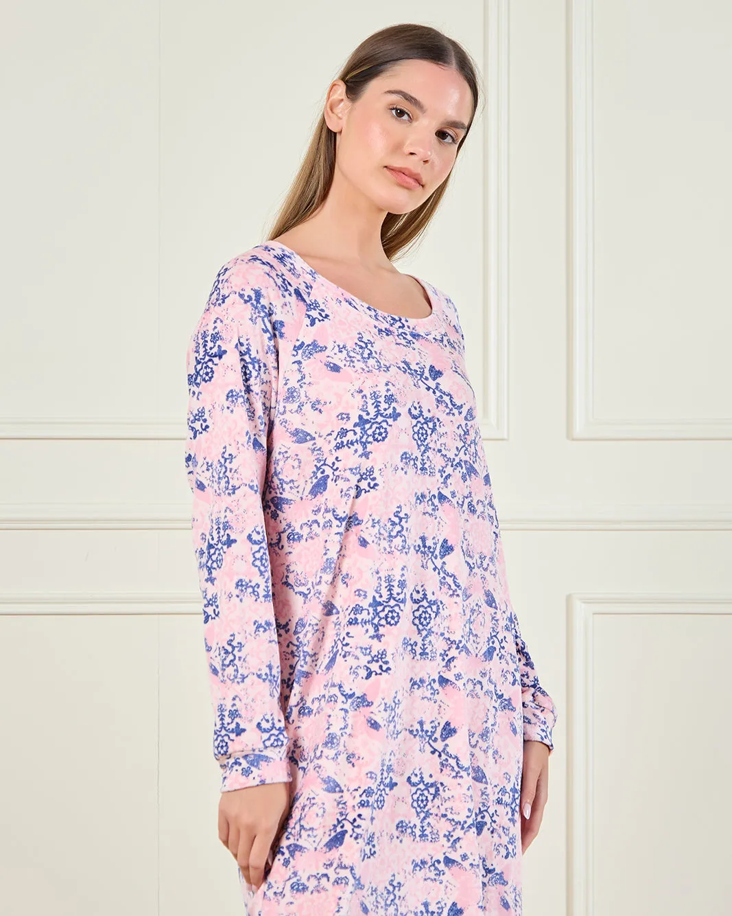 Women Pink Printed Nightgown sold by Redtag product image thumbnail 2