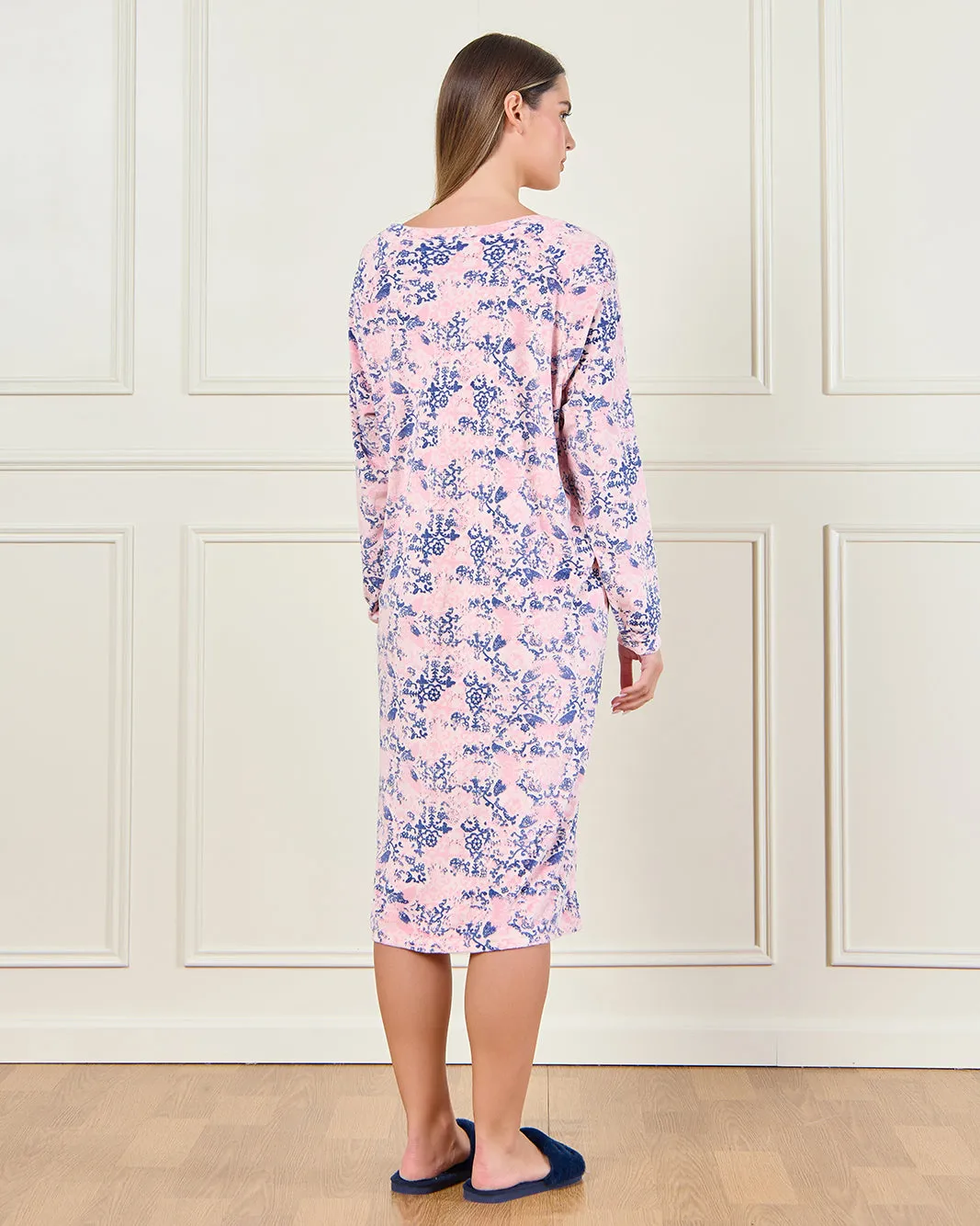 Women Pink Printed Nightgown sold by Redtag product image thumbnail 3