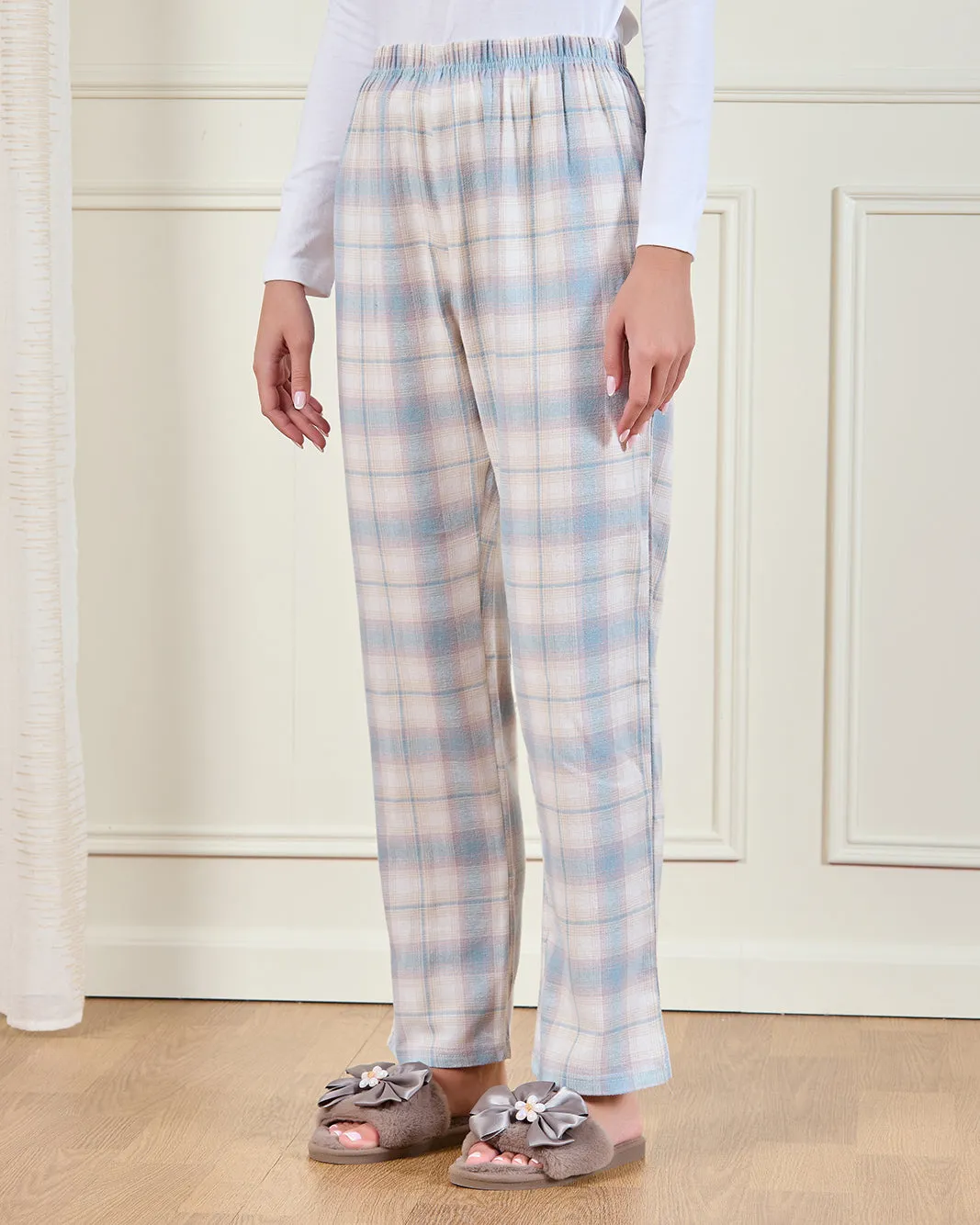 Women Assorted Checkered Pyjama Set (3 Piece) sold by Redtag product image thumbnail 4
