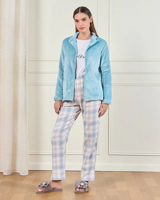 Women Assorted Checkered Pyjama Set (3 Piece) sold by Redtag