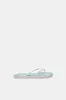 Women White Plait Upper Flip Flops sold by Redtag