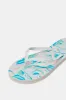 Women White Plait Upper Flip Flops sold by Redtag