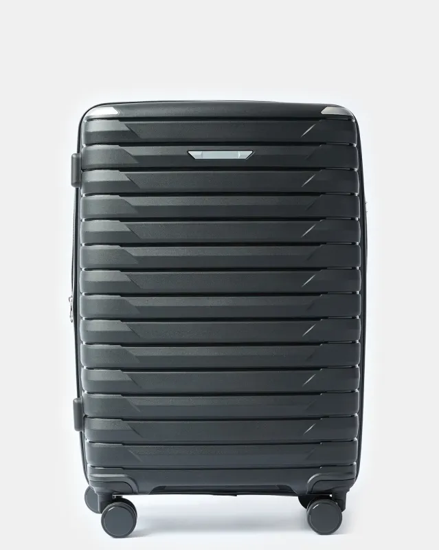 Black Textured Luggage Trolley (24 Inch) sold by Redtag