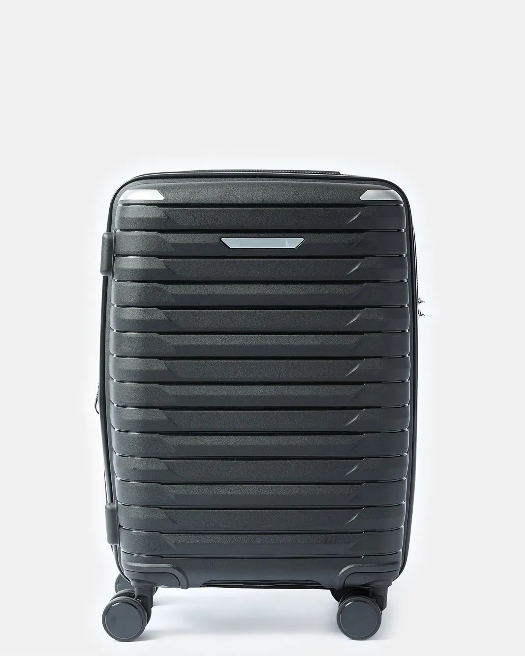 Black Textured Luggage Trolley (20 Inch) sold by Redtag
