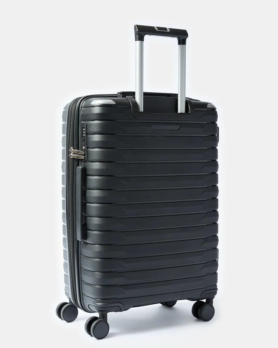 Black Textured Luggage Trolley (20 Inch) sold by Redtag product image thumbnail 2