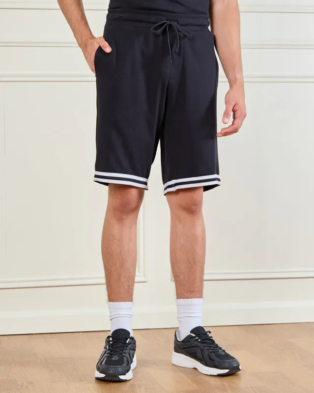 Men Black Sports Shorts sold by Redtag