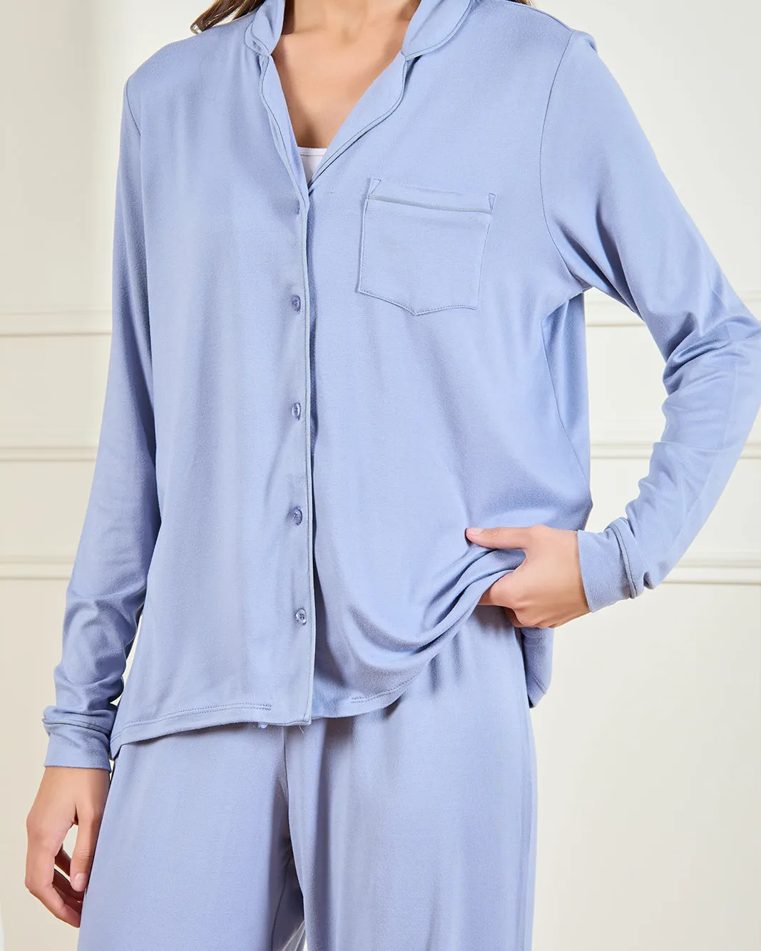 Women Blue Pajama Set (2 Piece) sold by Redtag product image thumbnail 4