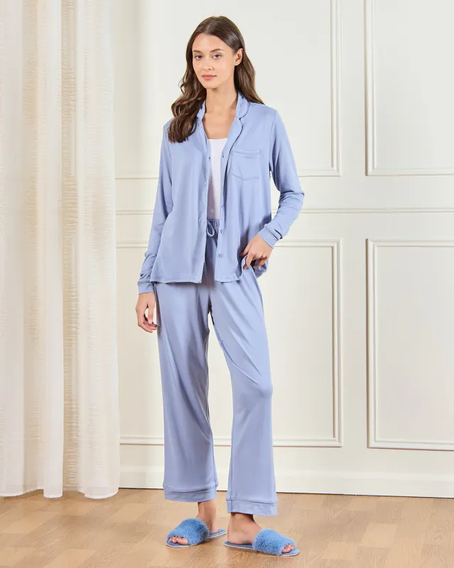 Women Blue Pajama Set (2 Piece) sold by Redtag