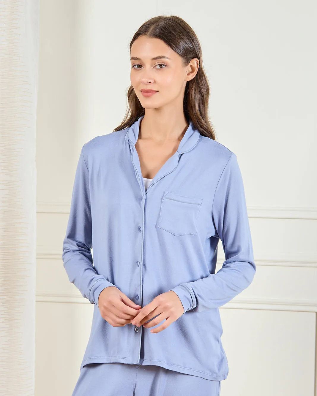 Women Blue Pajama Set (2 Piece) sold by Redtag product image thumbnail 2