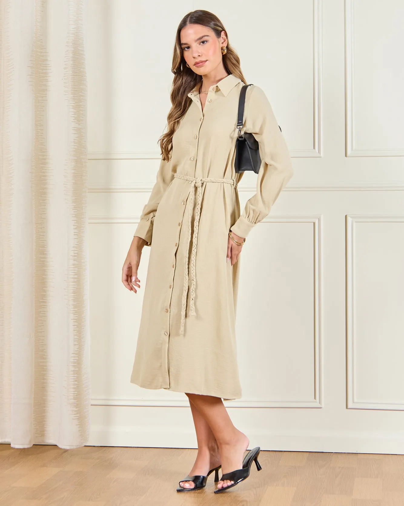 Women Beige Casual Dress sold by Redtag product image thumbnail 4