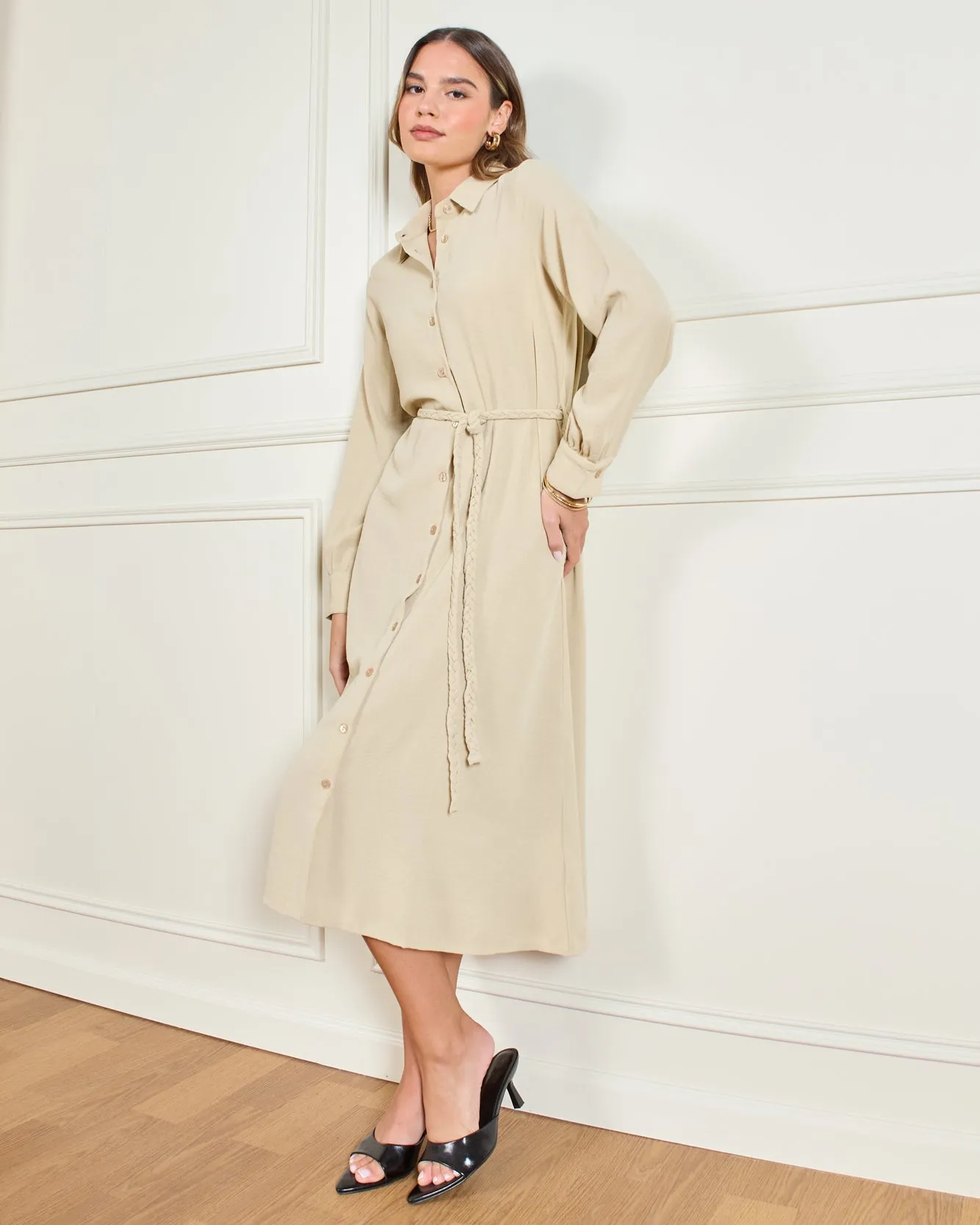 Women Beige Casual Dress sold by Redtag product image thumbnail 5