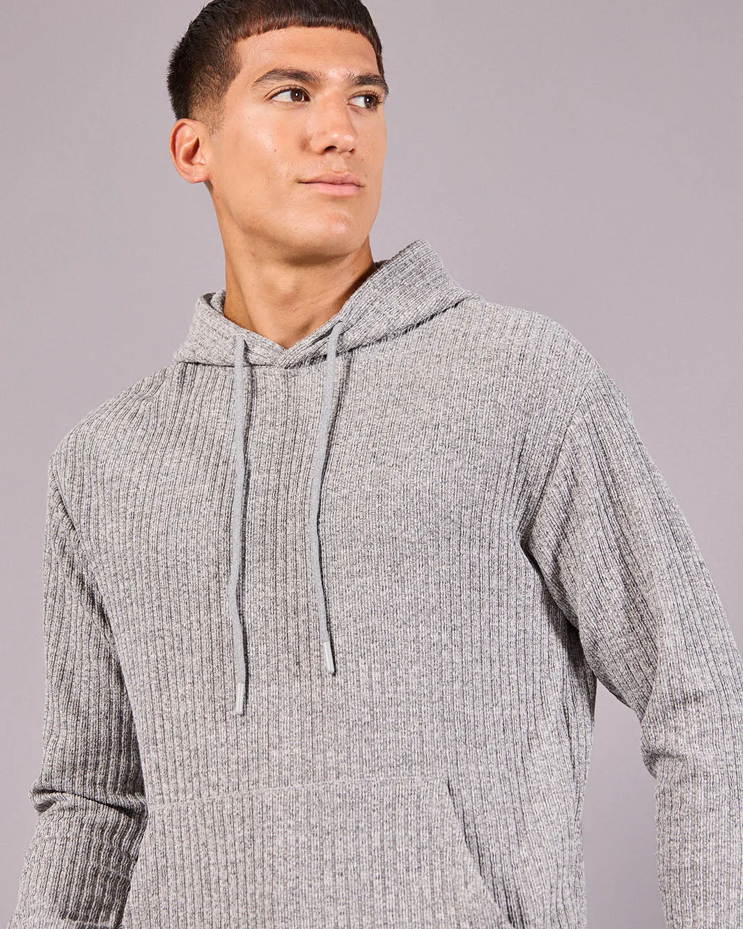Men Grey Hooded Sweatshirt sold by Redtag product image thumbnail 4