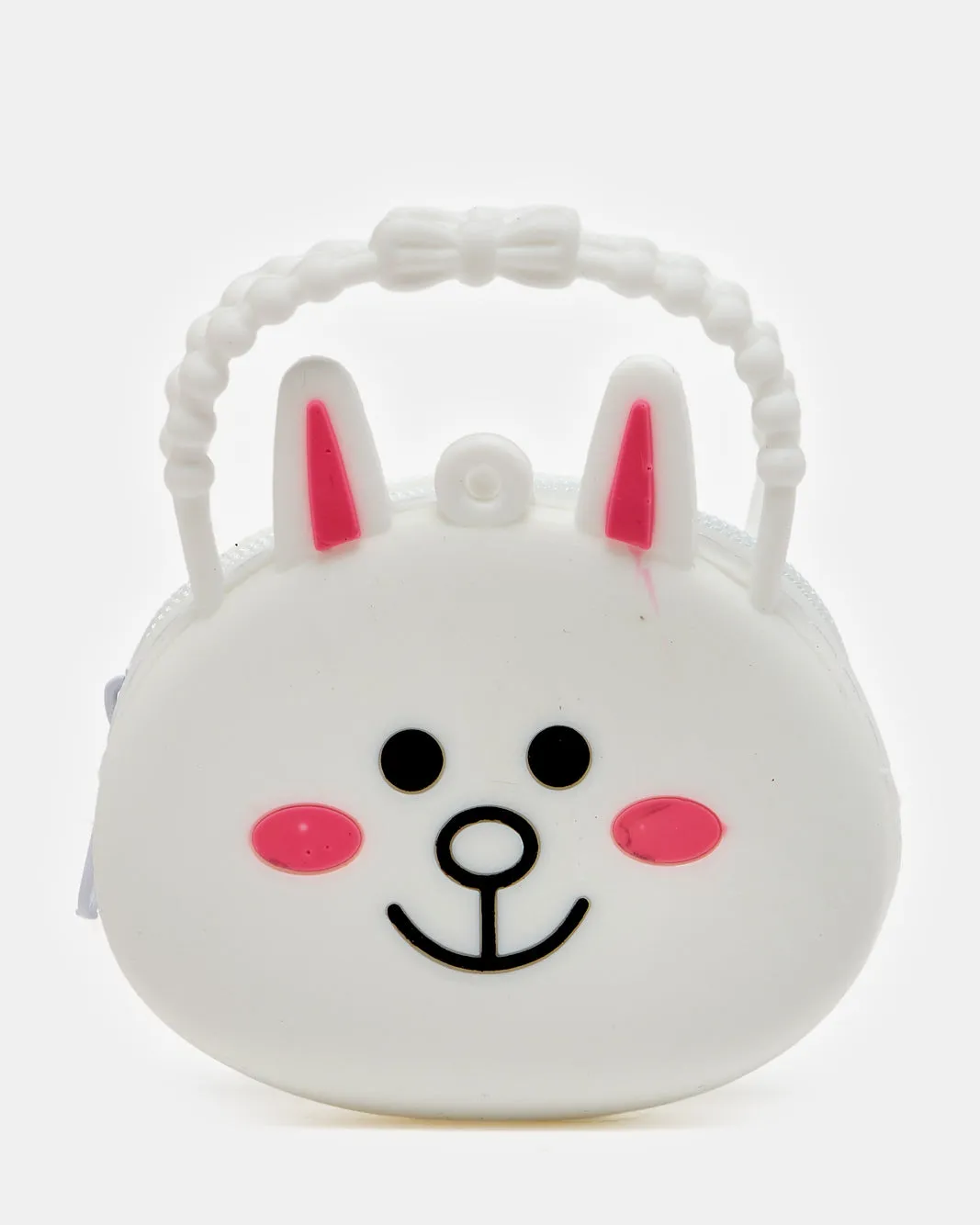 White Coin Pouch Keychain sold by Redtag product image thumbnail 2