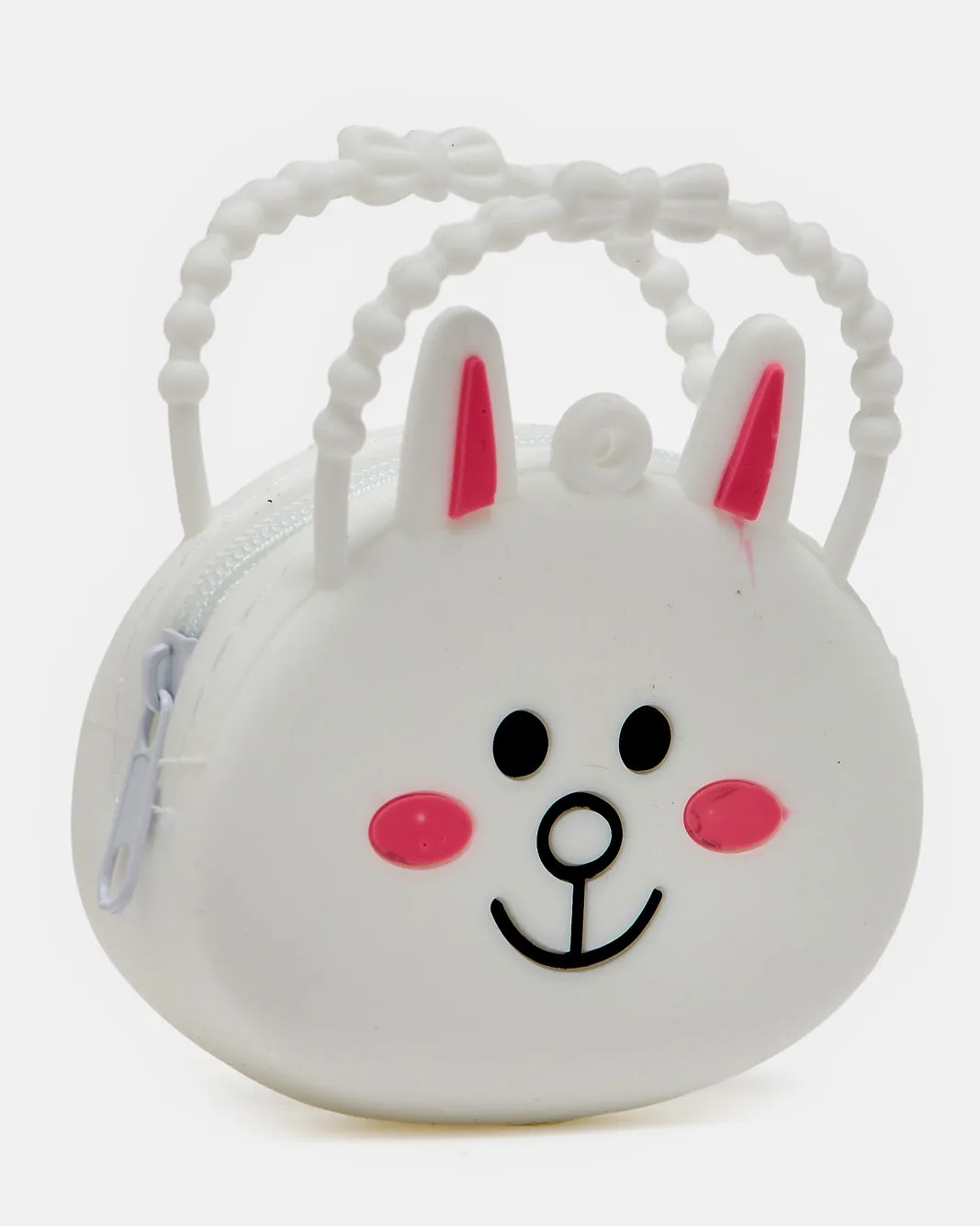 White Coin Pouch Keychain sold by Redtag