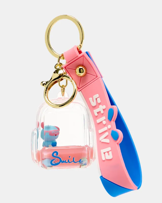 Pink And Blue Capsule Keychain sold by Redtag
